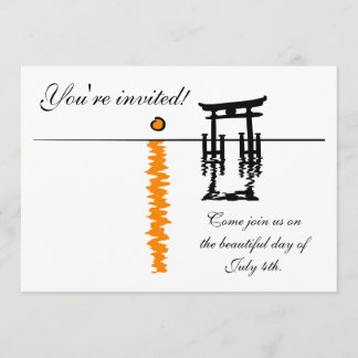 Convite do casamento da arcada