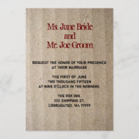 Convite do casamento da ilusão do cartão