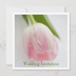 Convite do casamento da tulipa