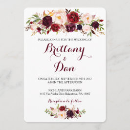 Convite do casamento de Marsala