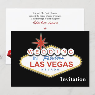 convite do casamento de vegas
