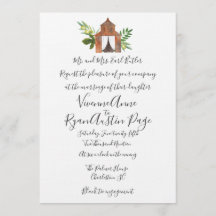 Convite do casamento do celeiro da fazenda do país