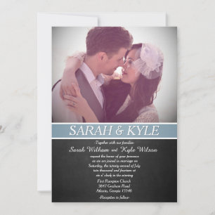 Convite do casamento do quadro