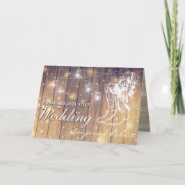 Convite do casamento - frascos de pedreiro e botas