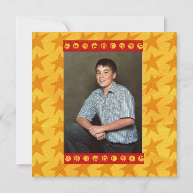 convite do chá da adopção (Frente)