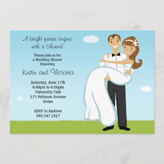 Convite do chá de casamento dos casais