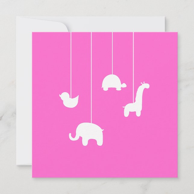 Convite do chá de fraldas (Frente)