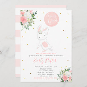 Convite do chá de fraldas do coelho algum Special