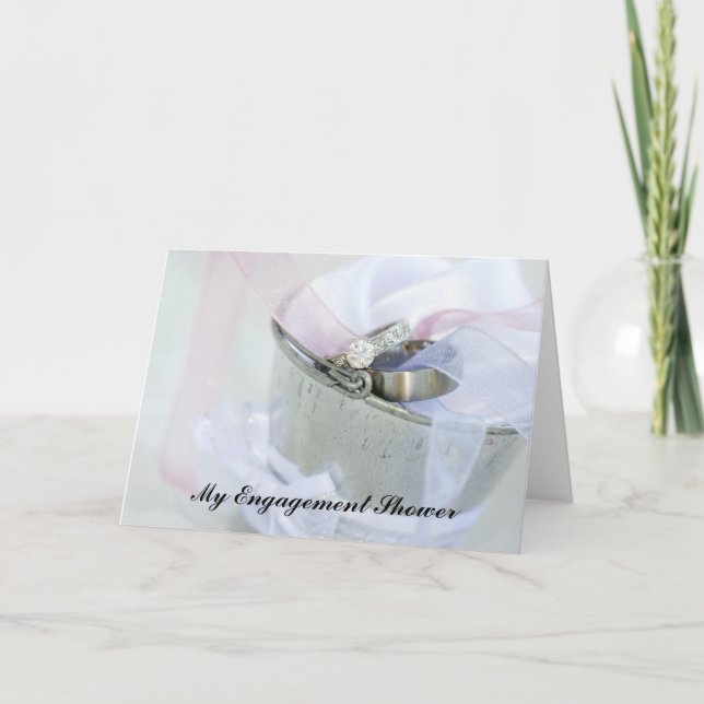 Convite do chá do noivado (Frente)