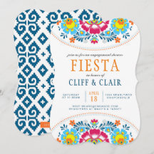 Convite do chá do noivado da festa