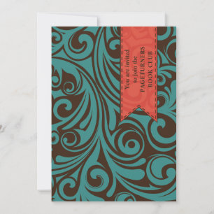 Convite do clube de leitura do marcador