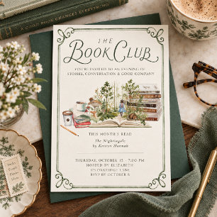 Convite do Clube do Livro da Floresta Encantada
