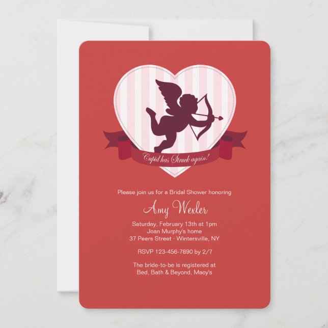 Convite do Cupido Atingiu Novamente (Frente)