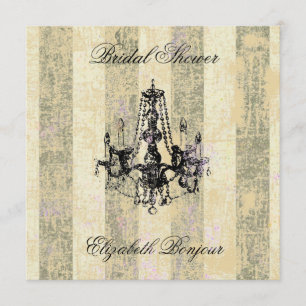 Convite do ~ da elegância do candelabro