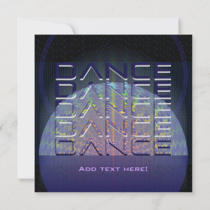 Convite do dance party
