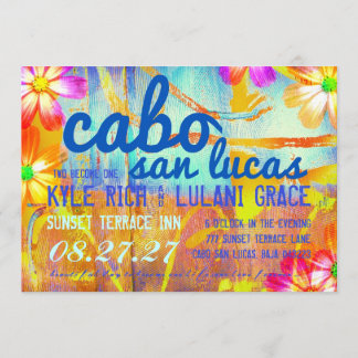 Convite do destino de CABO SAN LUCAS