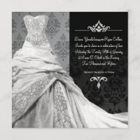 Convite do destino do traje de cerimónia