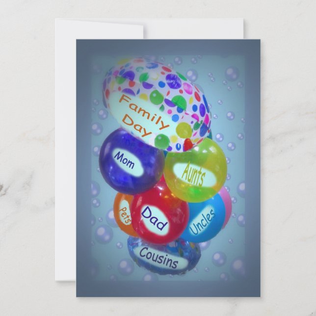 Convite do dia da família (Frente)