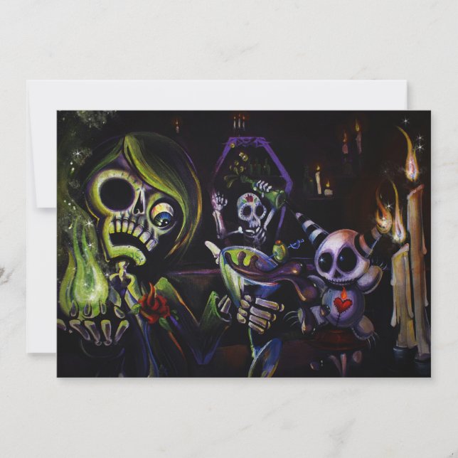 Convite do Dia das Bruxas (Frente)