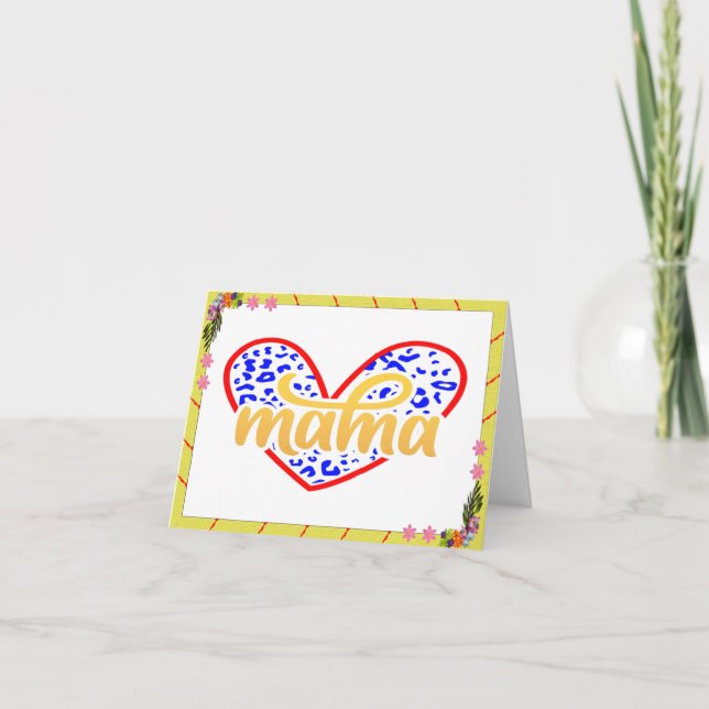 Convite do Dia das Mães - Mama (Frente)