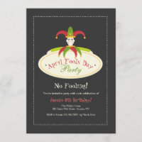 Convite do dia do enganado