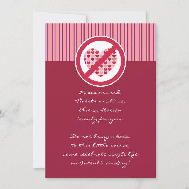 Convite do dia dos namorados do partido dos (Frente)