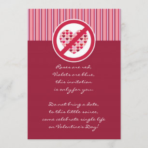 Convite do dia dos namorados do partido dos
