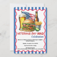Convite do Dia dos Veteranos | Churrasco em Homena