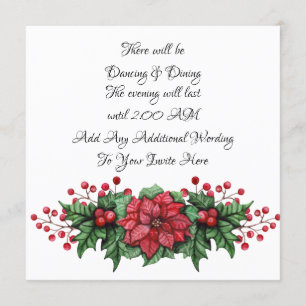 Convite do evento do traje de cerimónia da baga da