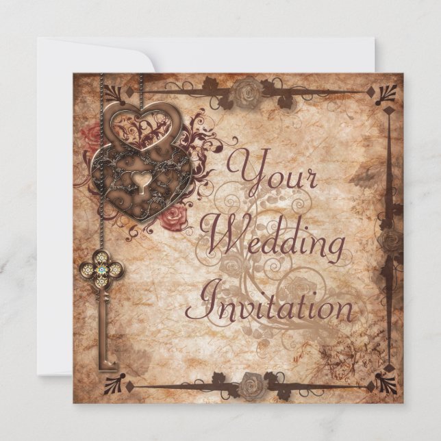 Convite do fechamento e do casamento da chave (Frente)