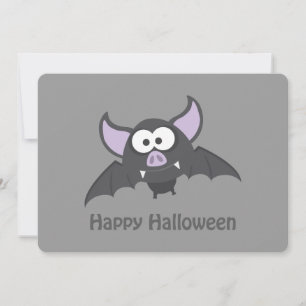 Convite do Festa de Halloween de Bat Vamire