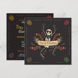 Convite do Festa do Dia de los Muertos