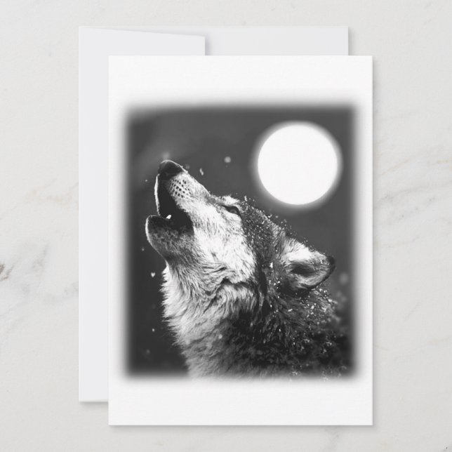 Convite do Lobo Uivando para a Lua (Frente)