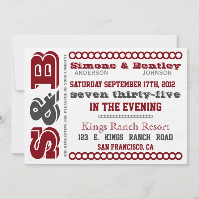 Convite do n B de S (Frente)