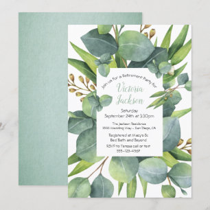 Convite do Partido de Reformas da Frame Eucalyptus