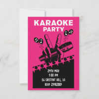 Convite do Partido Karaoke