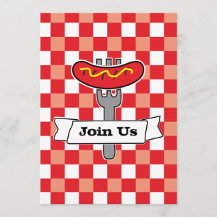 Convite do piquenique do CHURRASCO