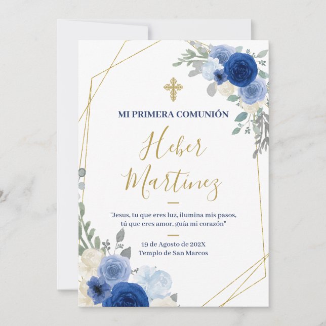 Convite do Primeiro Comunista Espanhol (Frente)