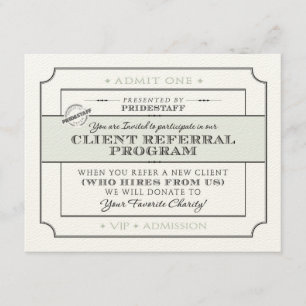 Convite do Programa de Referência do Cliente