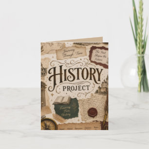 Convite do Projeto de história personalizado Ant