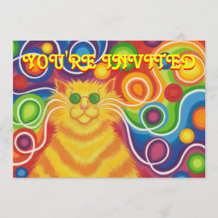 convite do Psy-gato-delic 'você é Invited