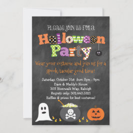 Convite do quadro do partido de Spooktacular o Dia