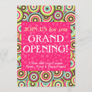 Convite do redemoinho da cor