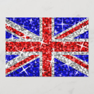 Convite do Reino Unido do Glitz