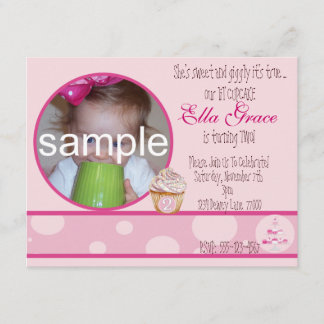 Convite do segundo aniversário