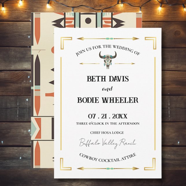 Convite do Tatanka Bison Yellowstone Western Ranch (Criador carregado)