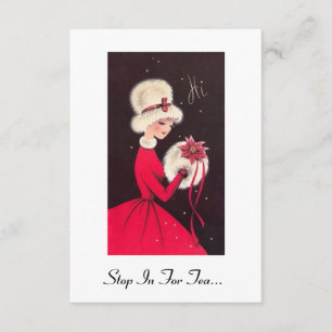 Convite do tea party do feriado