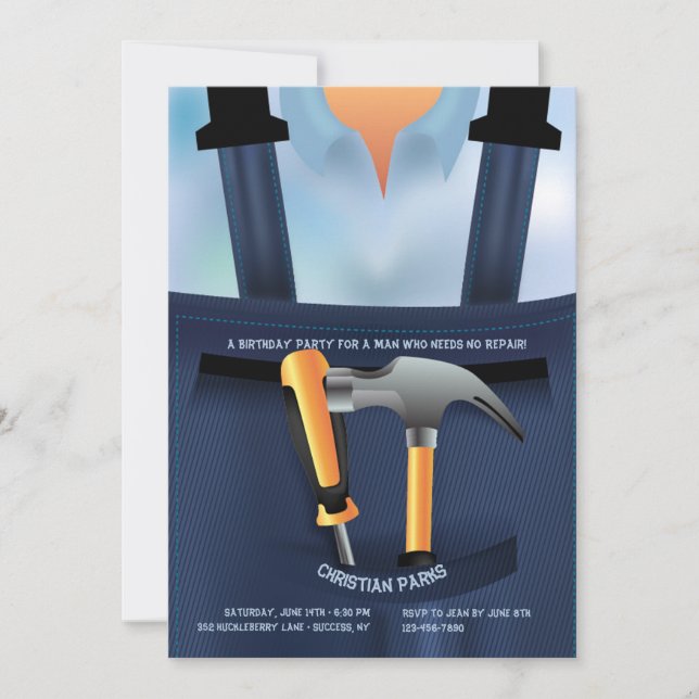 Convite do trabalhador manual (Frente)