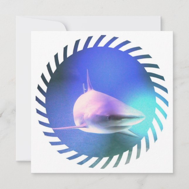 Convite do tubarão do assassino (Frente)