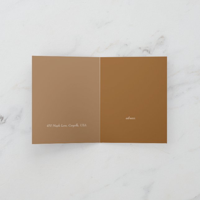 Convite dobrado (Interior)